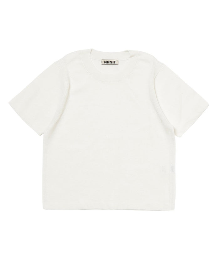 small basic KNIT T- shirt_2