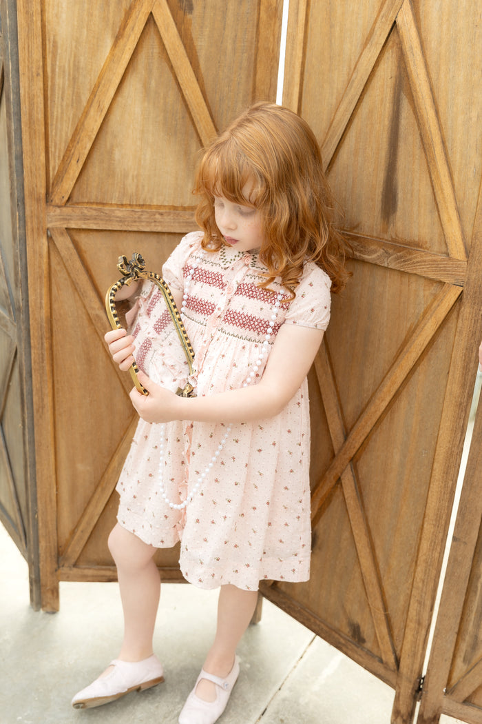 Smocked Pink Dress