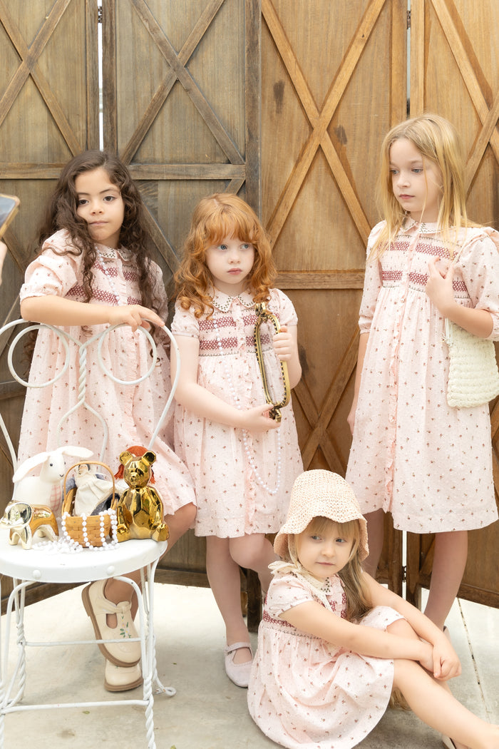Smocked Pink Dress