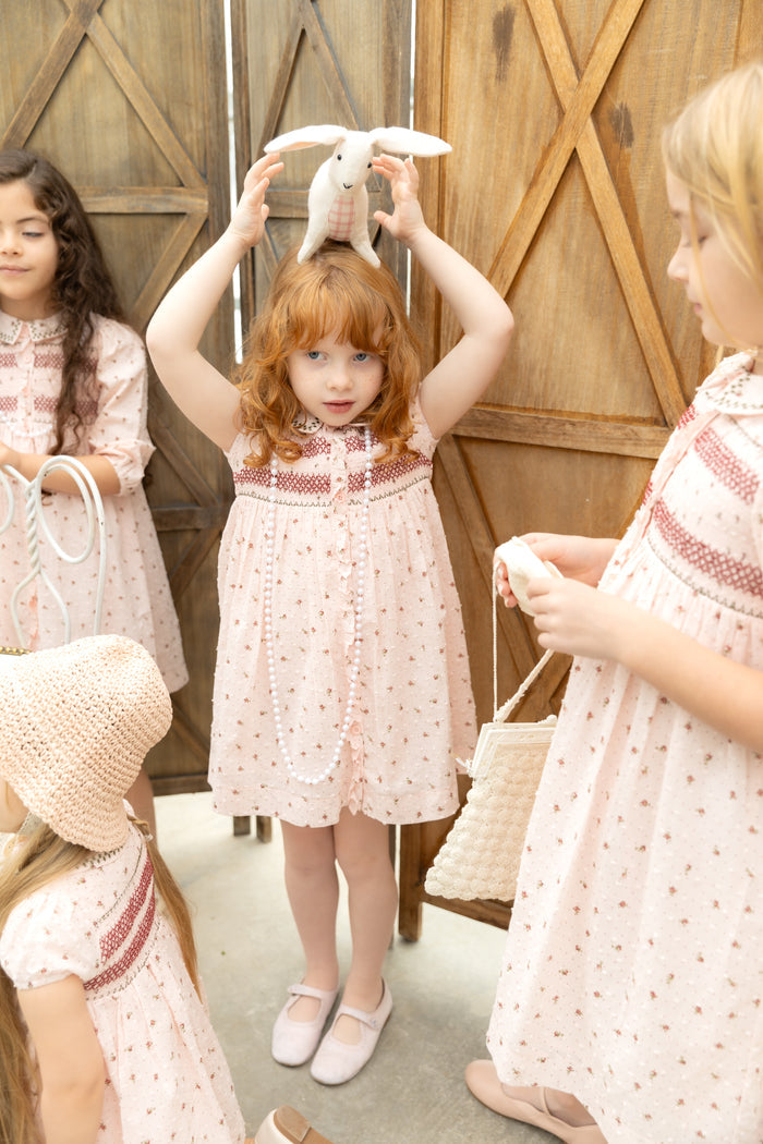 Smocked Pink Dress