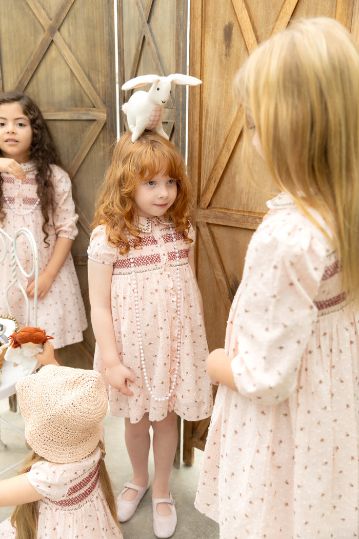 Smocked Pink Dress