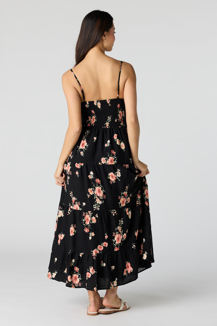 Smocked Tiered Maxi Dress