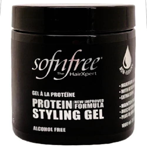 Sof n Free Protein Styling Gel Black 1000ml