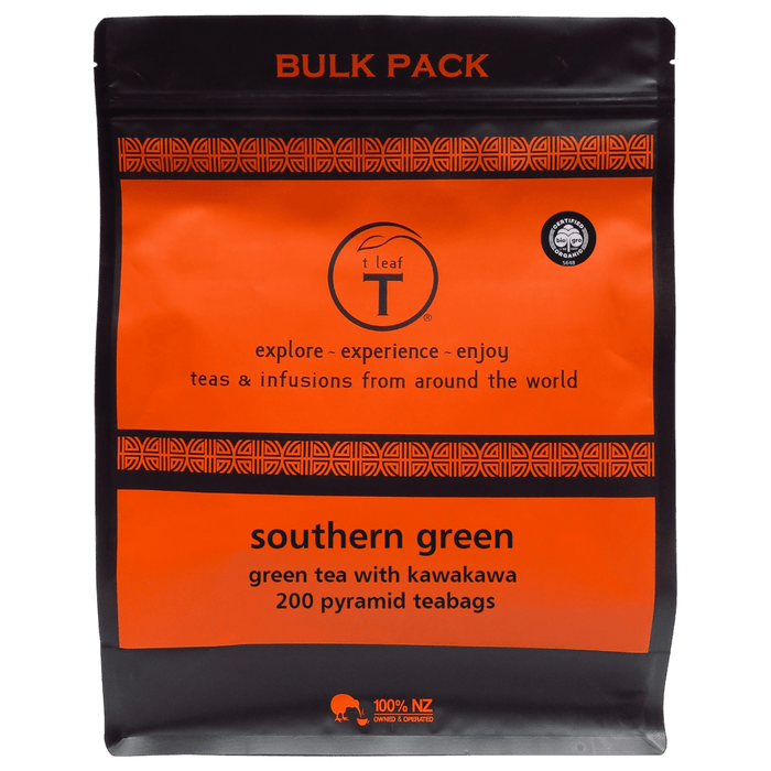 Southern green pyramids lifestyle view | pyramid tea bags New Zealand | t leaf T