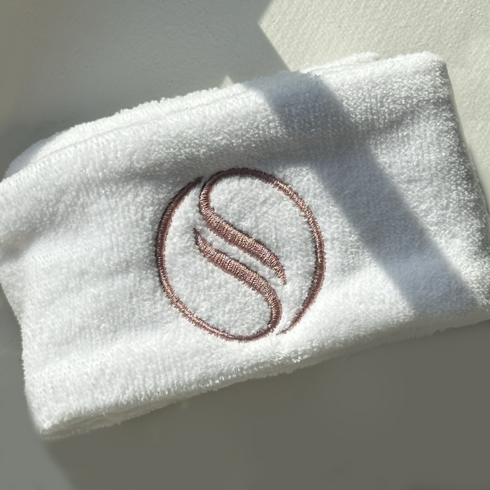 Terry cotton spa headband | Metro DC Area Skincare Boutique