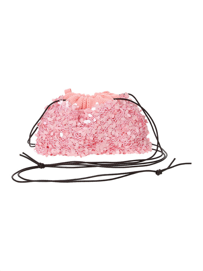 spangle KNIT mini bag