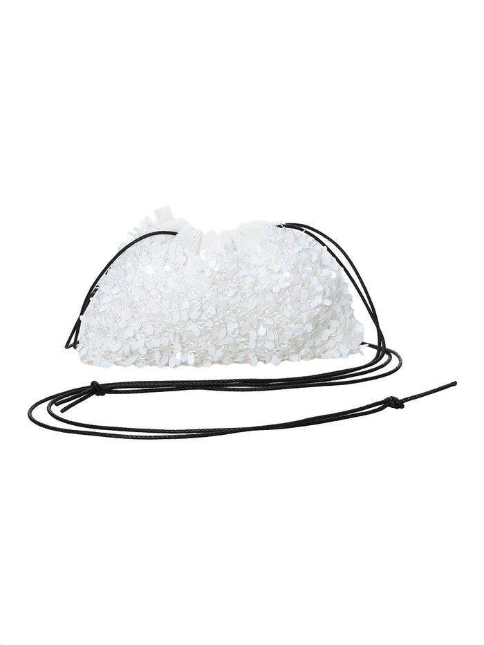 spangle KNIT mini bag