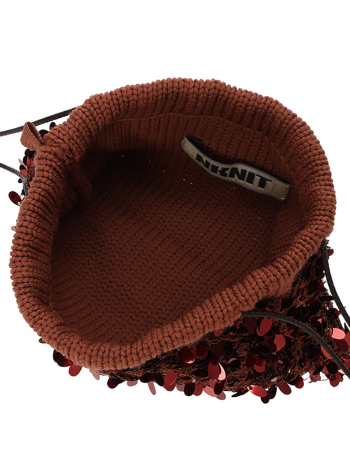 spangle KNIT mini bag