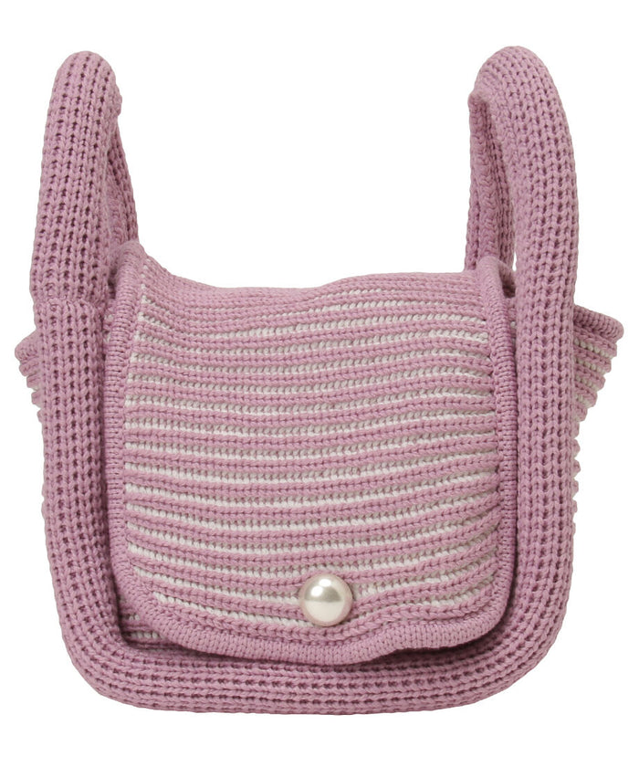 sponge striped hand bag_5