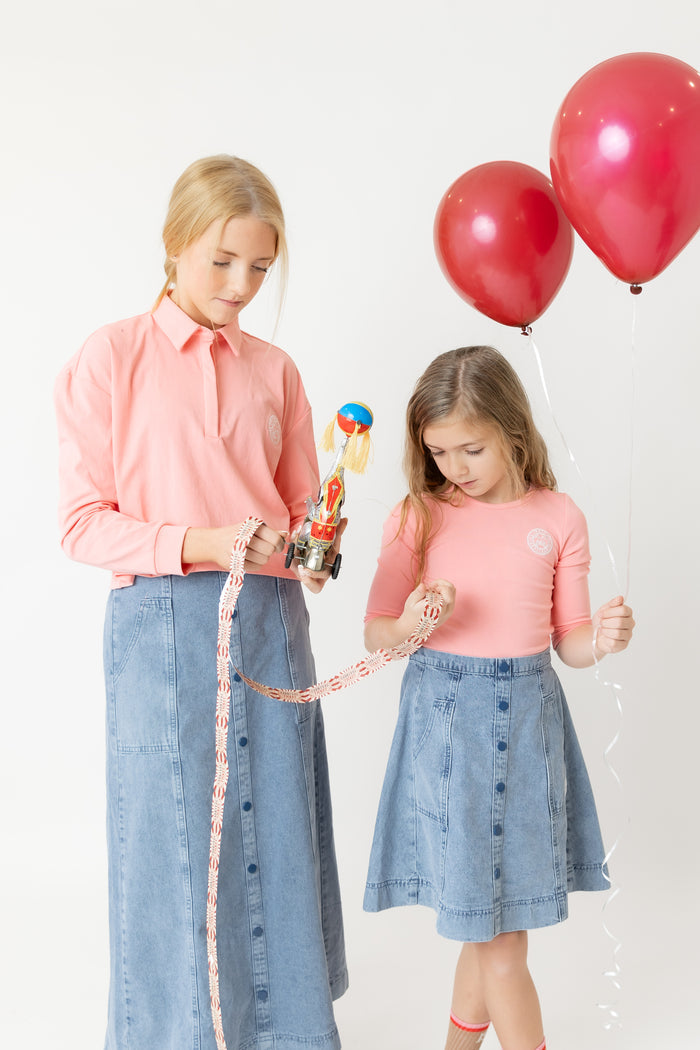 Stamp Tee Coral