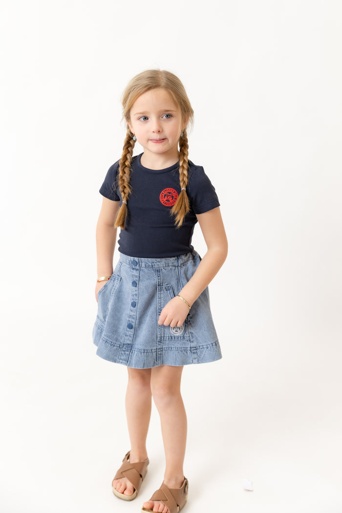 Stamp Tee Navy