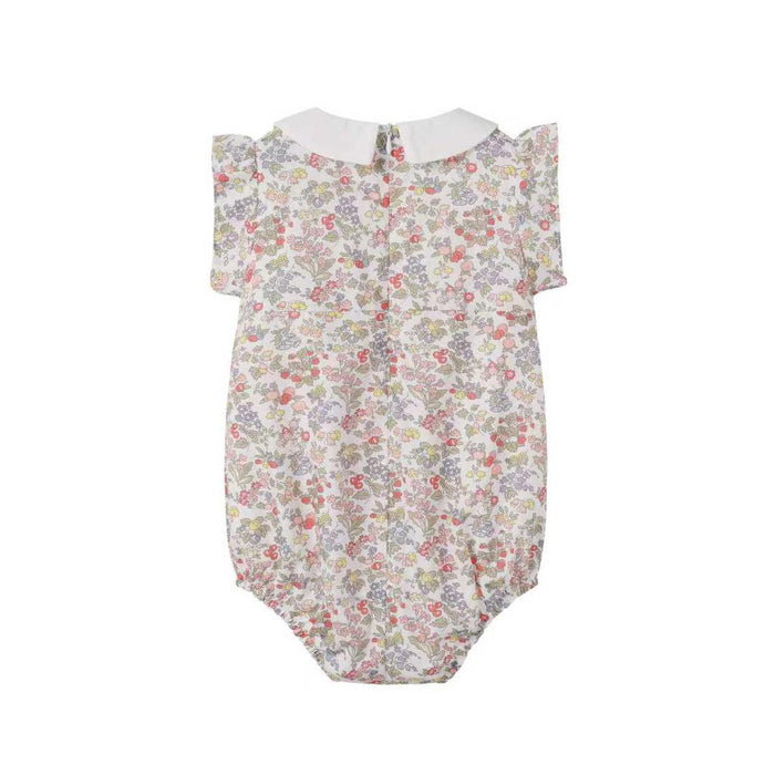 Strawberry Embroidered Romper