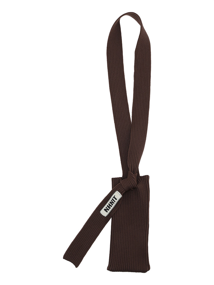 stretchy rib KNIT multi bag