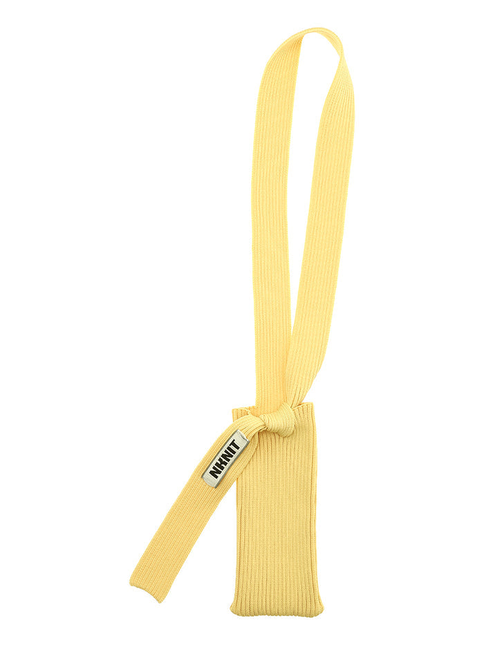 stretchy rib KNIT multi bag