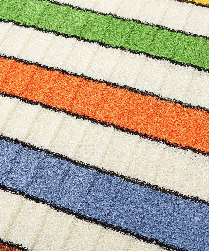 stripe KNIT towel_7