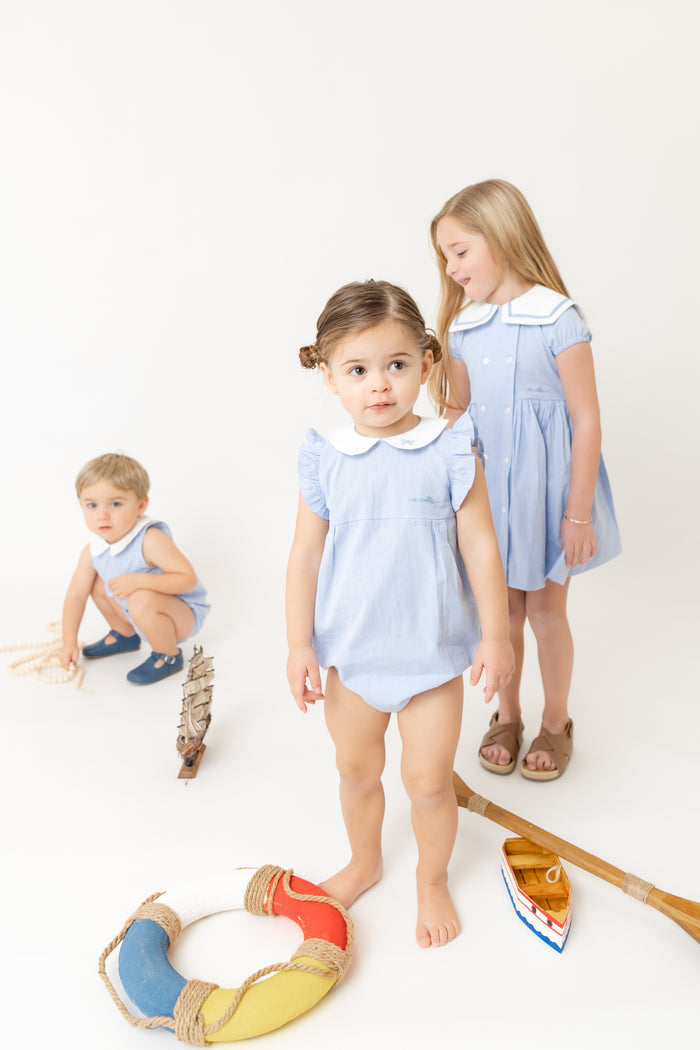 Striped Girl Romper