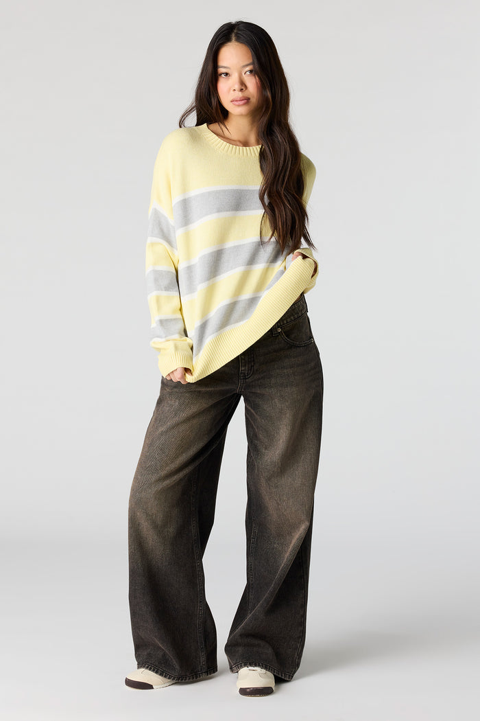 Striped Knit Sweater