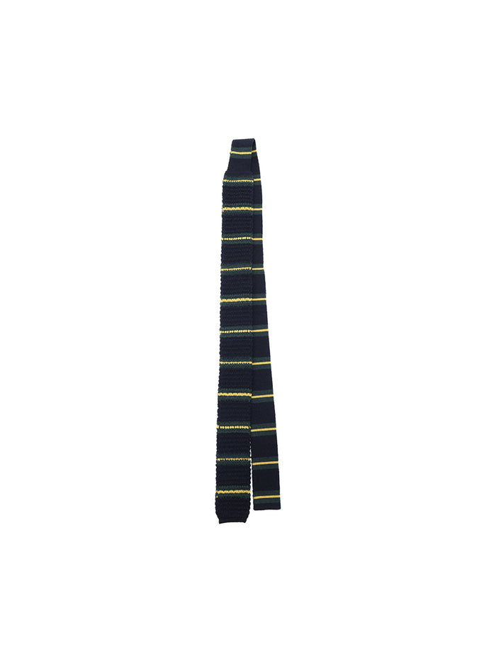 striped KNIT tie