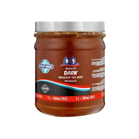 Stylin Dredz Dark Mouldin Gel Wax 1L