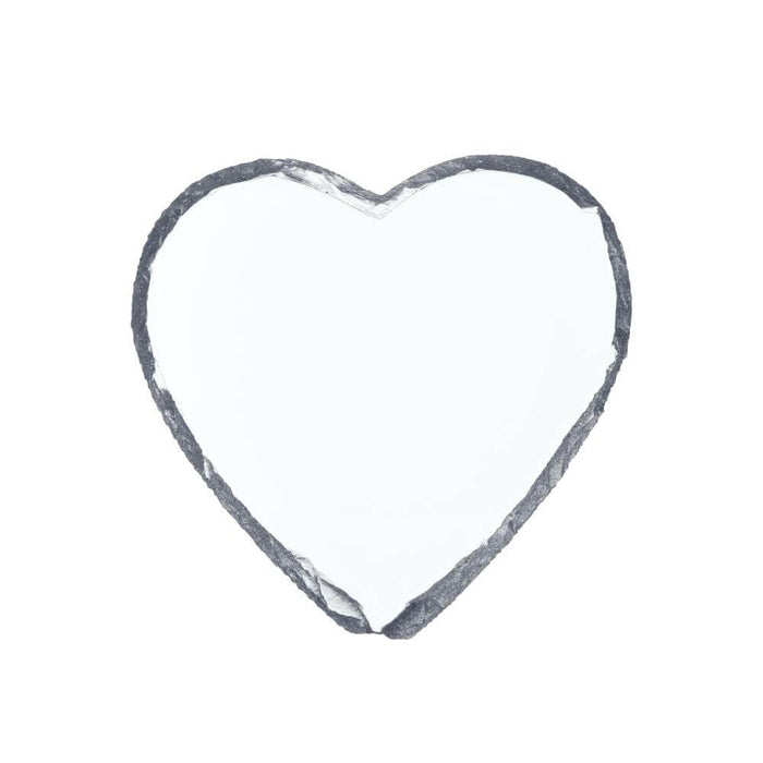 Sublimation Photo Slate Heart 15 x 15 cm - Gloss