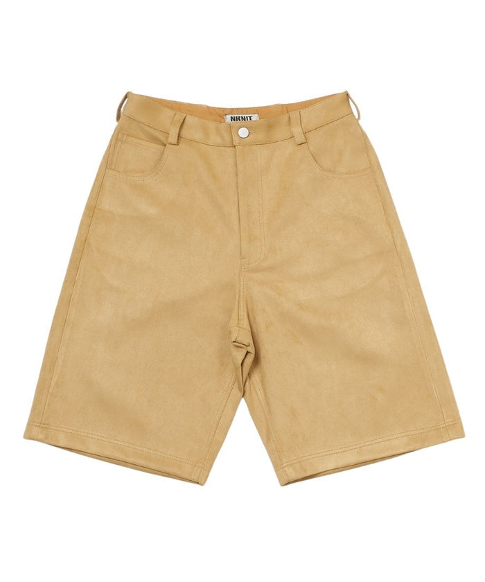 suede half pants_2