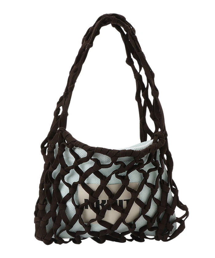 suede macrame bag 【small】_3