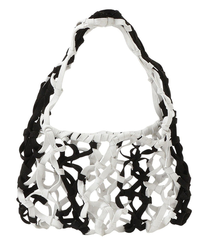 suede macrame bag 【small】_6