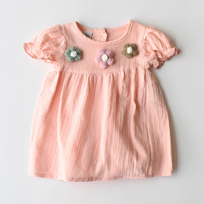 Summer Bloom Girls Cotton Dress
