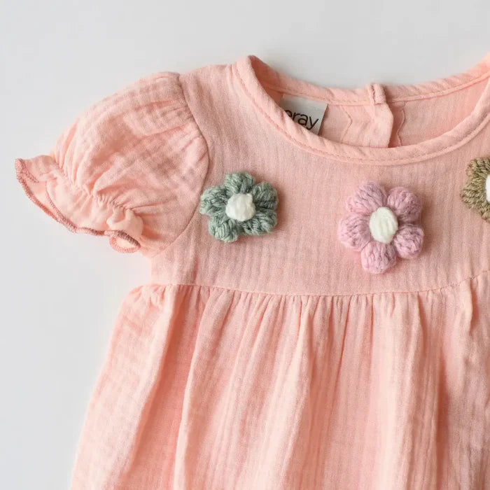 Summer Bloom Girls Cotton Dress