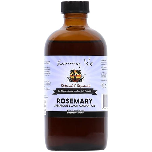 Sunny Isle Jamaican Rosemary 8oz Black Castor Oil