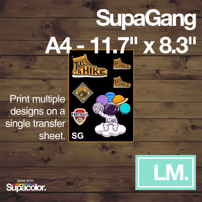 SupaGang - A4 - 11.7" x 8.3"