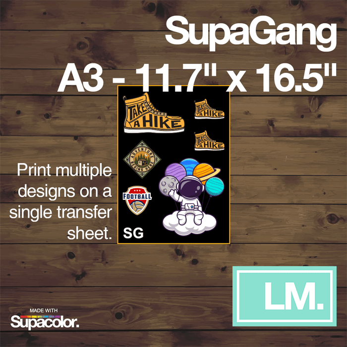 SupaGang - A3 - 11.7" x 16.5"