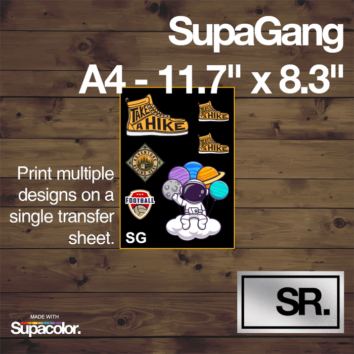 Gang Sheet / SupaGang - A4 - 11.7" x 8.3"