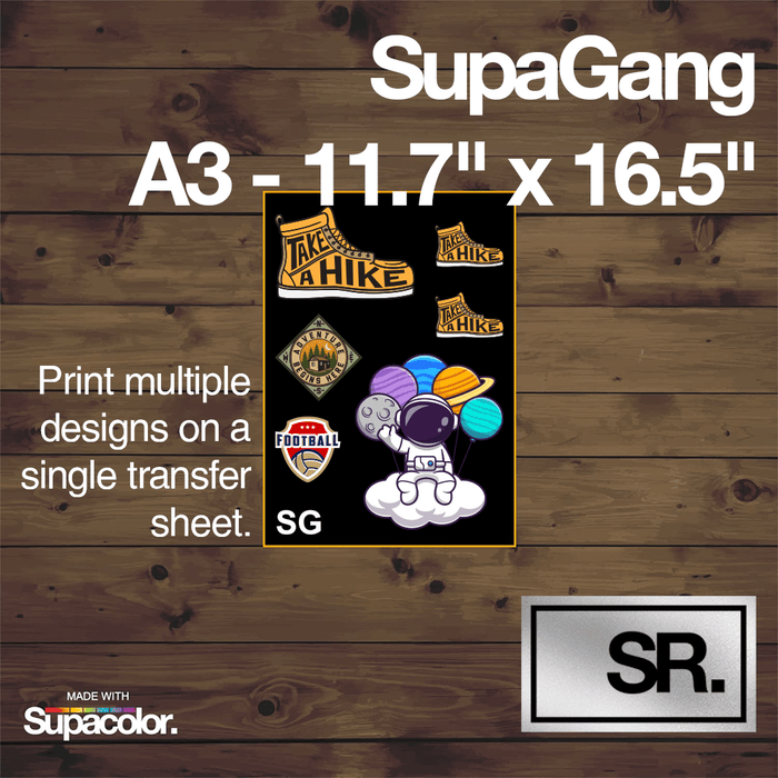 Gang Sheet / SupaGang - A3 - 11.7" x 16.5"