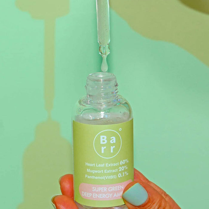 Barr Cosmetics Super Green Deep Energy Ampoule Nudie Glow Australia
