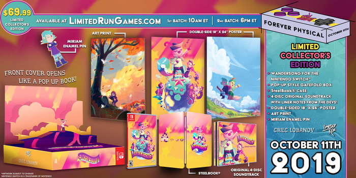 Switch Limited Run #49: Wandersong Pop-up Edition