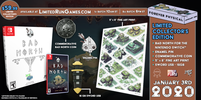 Switch Limited Run #58: Bad North Collector's Edition