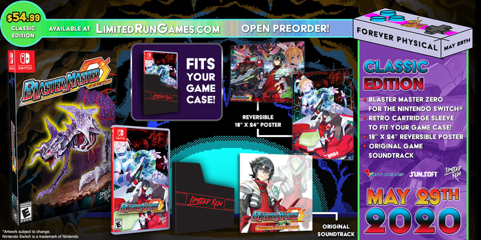Switch Limited Run #73: Blaster Master Zero Classic Edition