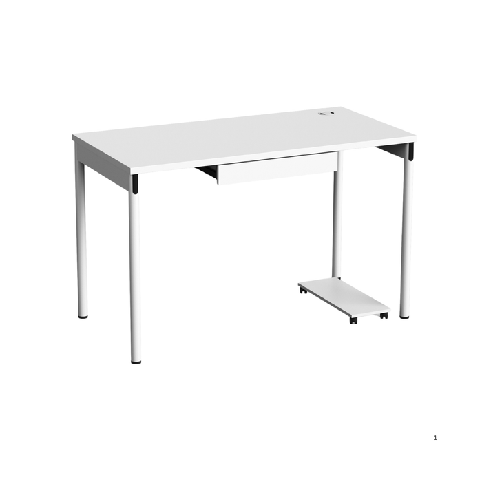 TD-N12 Office Table with CPU Stand - Office R Us Lagos