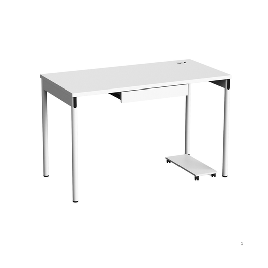 TD-N12 Office Table with CPU Stand - Office R Us Lagos