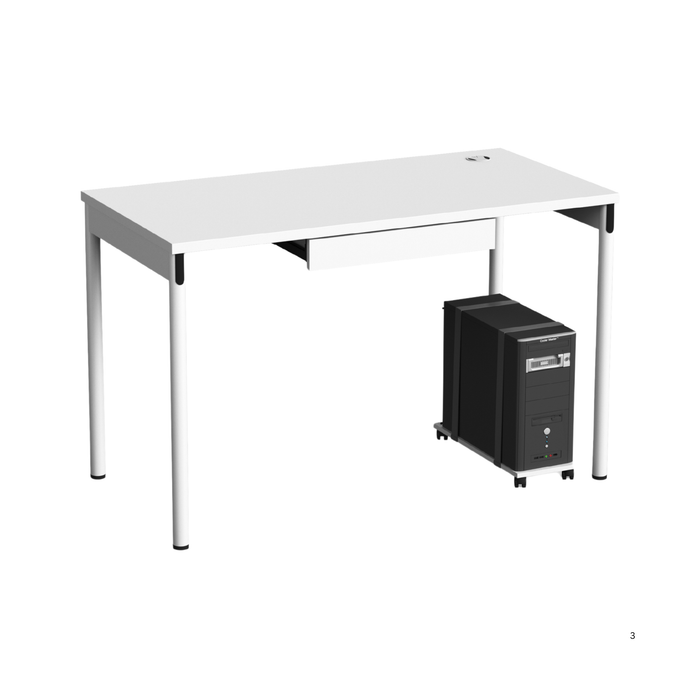 TD-N12 Office Table with CPU Stand - Image 2 - Office R Us