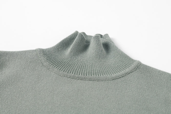 Teen Sage Knit Turtleneck