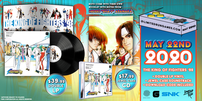 The King of Fighters '98 - 2LP Soundtrack Vinyl