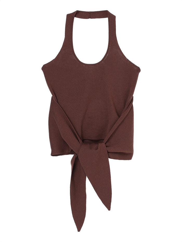 tie KNIT vest
