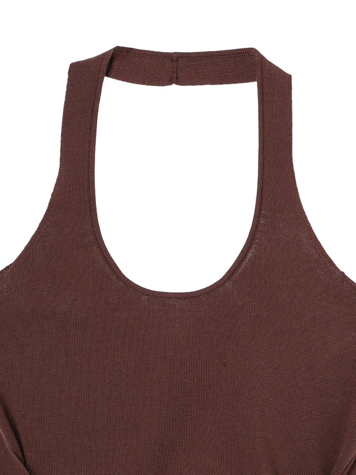 tie KNIT vest