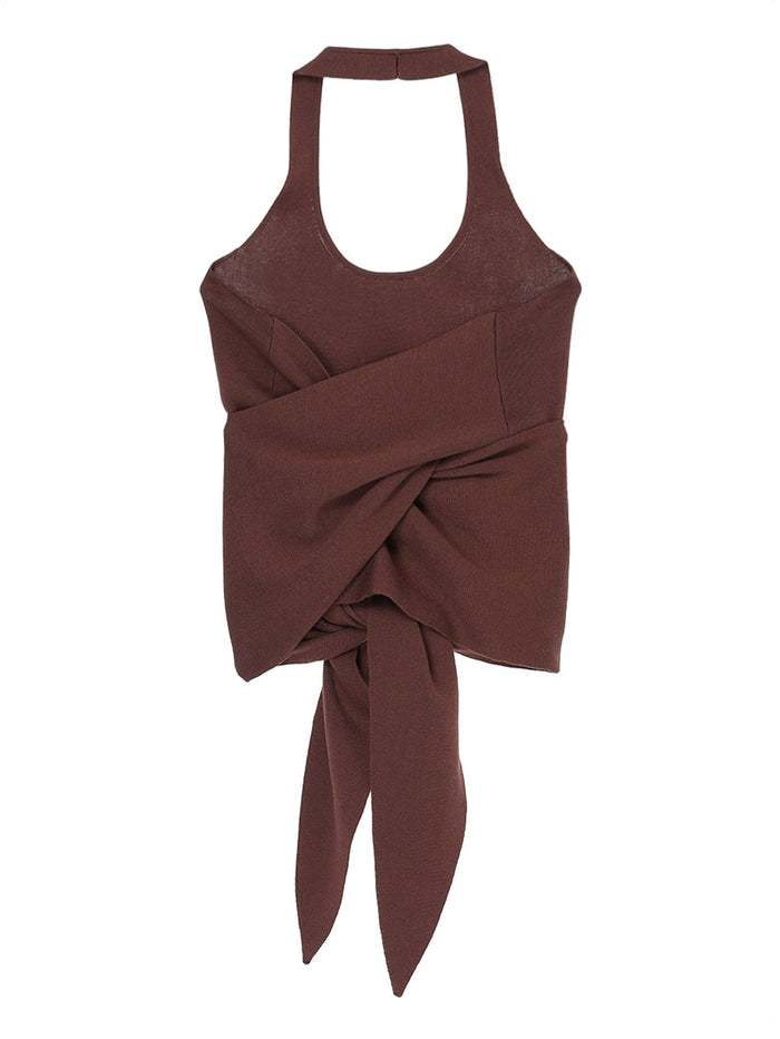 tie KNIT vest