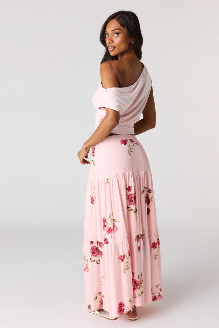 Tiered Maxi Skirt