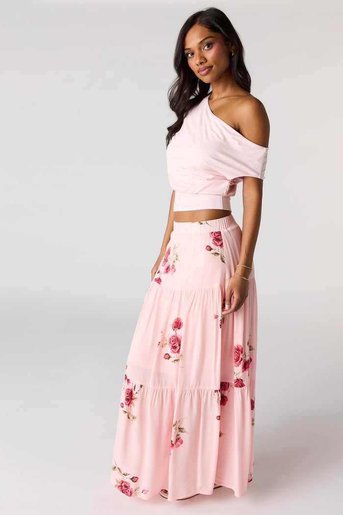 Tiered Maxi Skirt