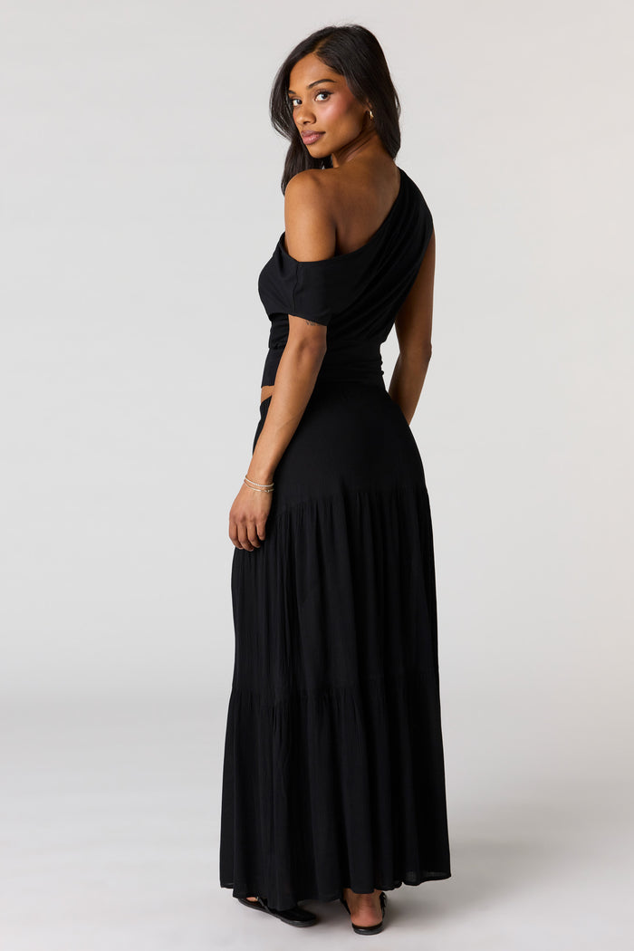 Tiered Maxi Skirt