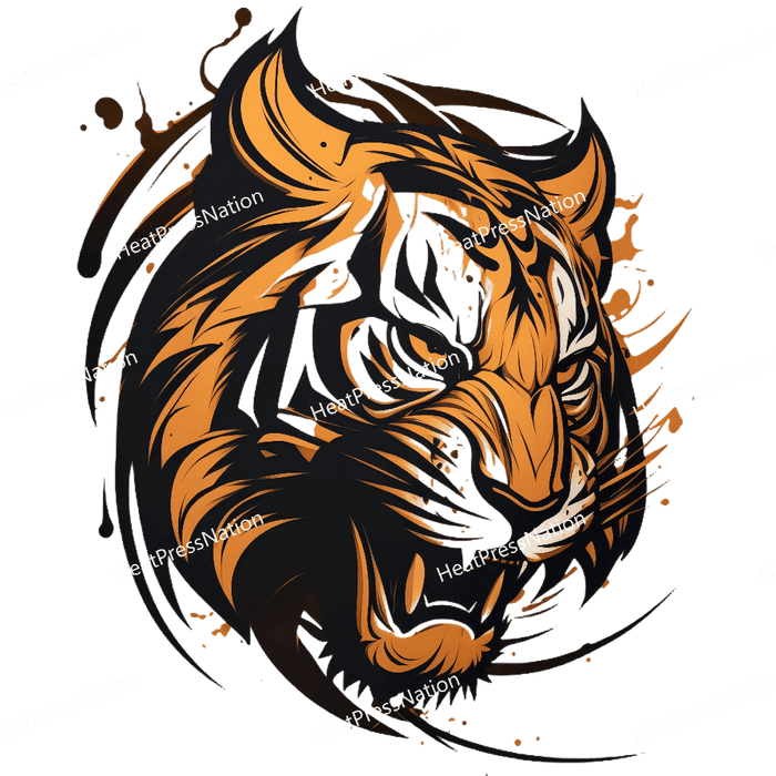 Tiger Tilt Design - HeatPressNation